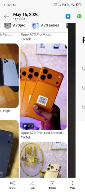 OPPO A70 PRO, 8Gb Ram, 256Gb Storage, 5000mah Battery.